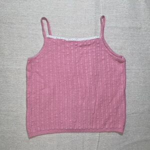 Liz Claiborne Lizwear | Vintage Bubblegum Pink Knit Tank| Petite P